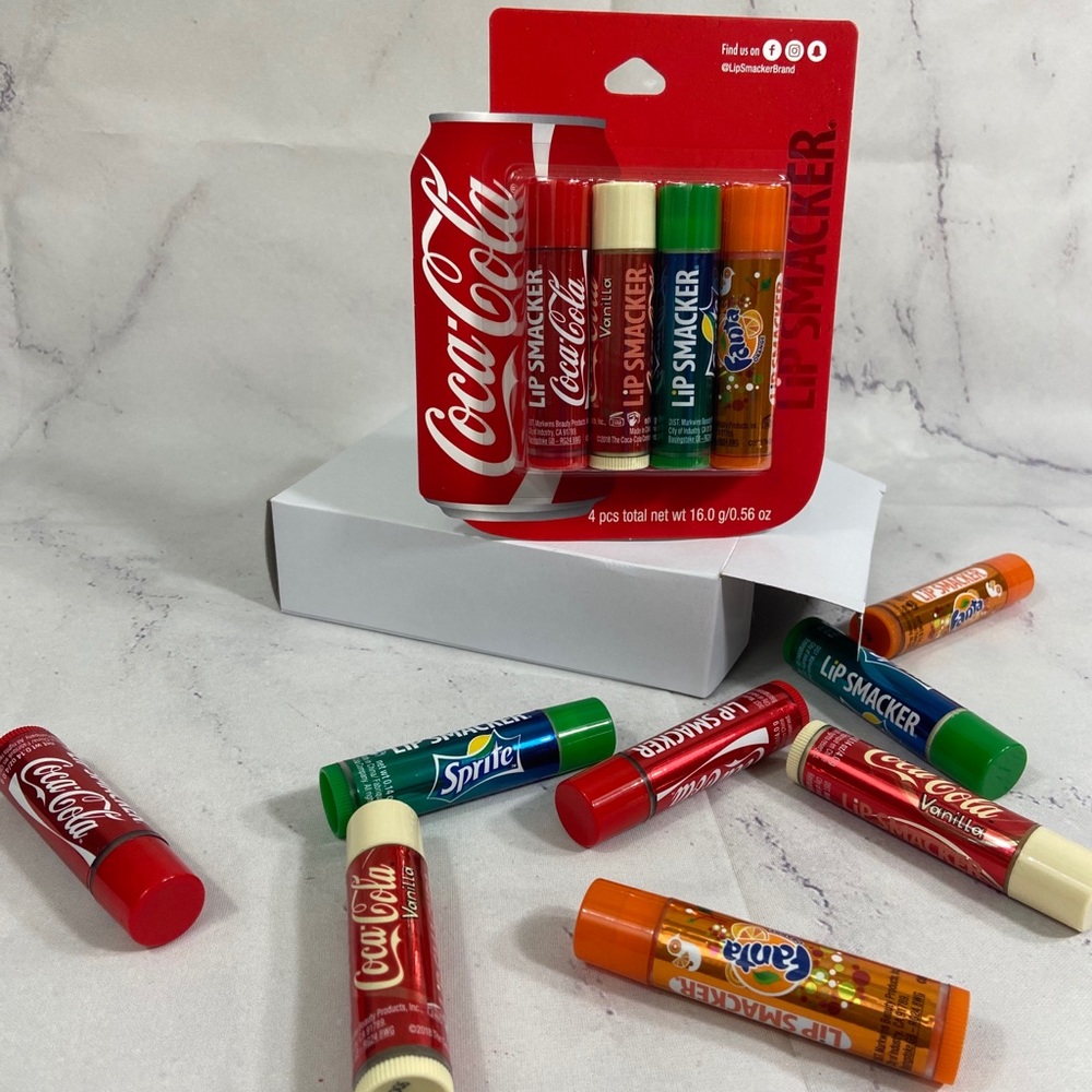 Lip Smacker Coca Cola Assorted Lip Balm 4pc